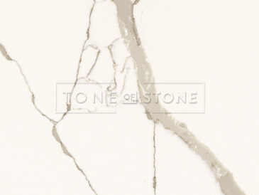 Vzor na kamenné desce z umělého kamene Technistone Crystal Calacatta Silva Vzor na kamenné desce z umělého kamene Technistone Crystal Calacatta Silva