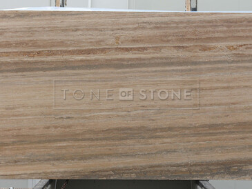 Travertinová deska krémového přírodního kamene Travertino Striato Travertinová deska krémového přírodního kamene Travertino Striato