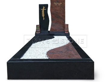 Kamenictví TONE OF STONE poskytuje kompletní služby v oblasti hřbitovní architektury, zde výroba hrobky z přírodního kamene - žula MULTICOLOR, kamenná drť BIANCO CARRARA, zlacení písma a grafiky. Kamenictví TONE OF STONE poskytuje kompletní služby v oblasti hřbitovní architektury, zde výroba hrobky z přírodního kamene - žula MULTICOLOR, kamenná drť BIANCO CARRARA, zlacení písma a grafiky.