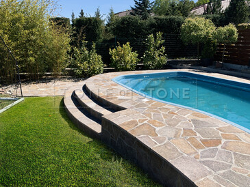 TONE OF STONE obklad bazénu TONE OF STONE obklad bazénu